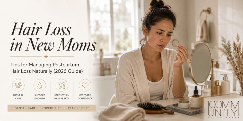 Hair loss in new moms